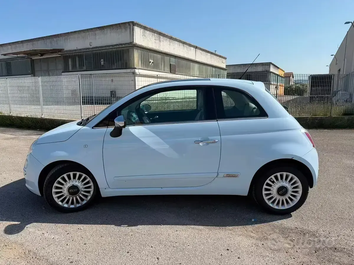 Usata Fiat 500 69 CV (50 kW) 2009 Bluazzurro Cabrio