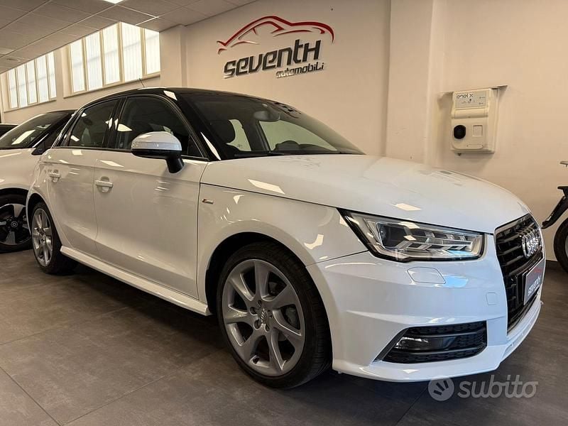 Bianco Usata 2017 Audi A1 Sportback S-Line Due volumi | 14.900 € (Buon prezzo) - Immagine 1/4