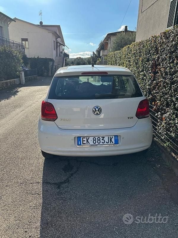 Usata VW Polo 90 CV (66 kW) 2011 Bianco Berlina