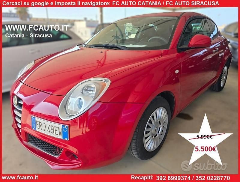 Rosso Usata 2013 Alfa Romeo MiTo Super Due volumi | 5500 € (Buon prezzo) - Immagine 1/4