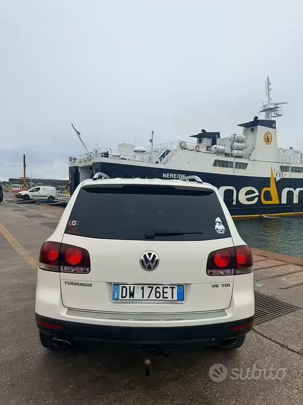 Usata VW Touareg 240 CV (176 kW) 2009 Bianco SUV