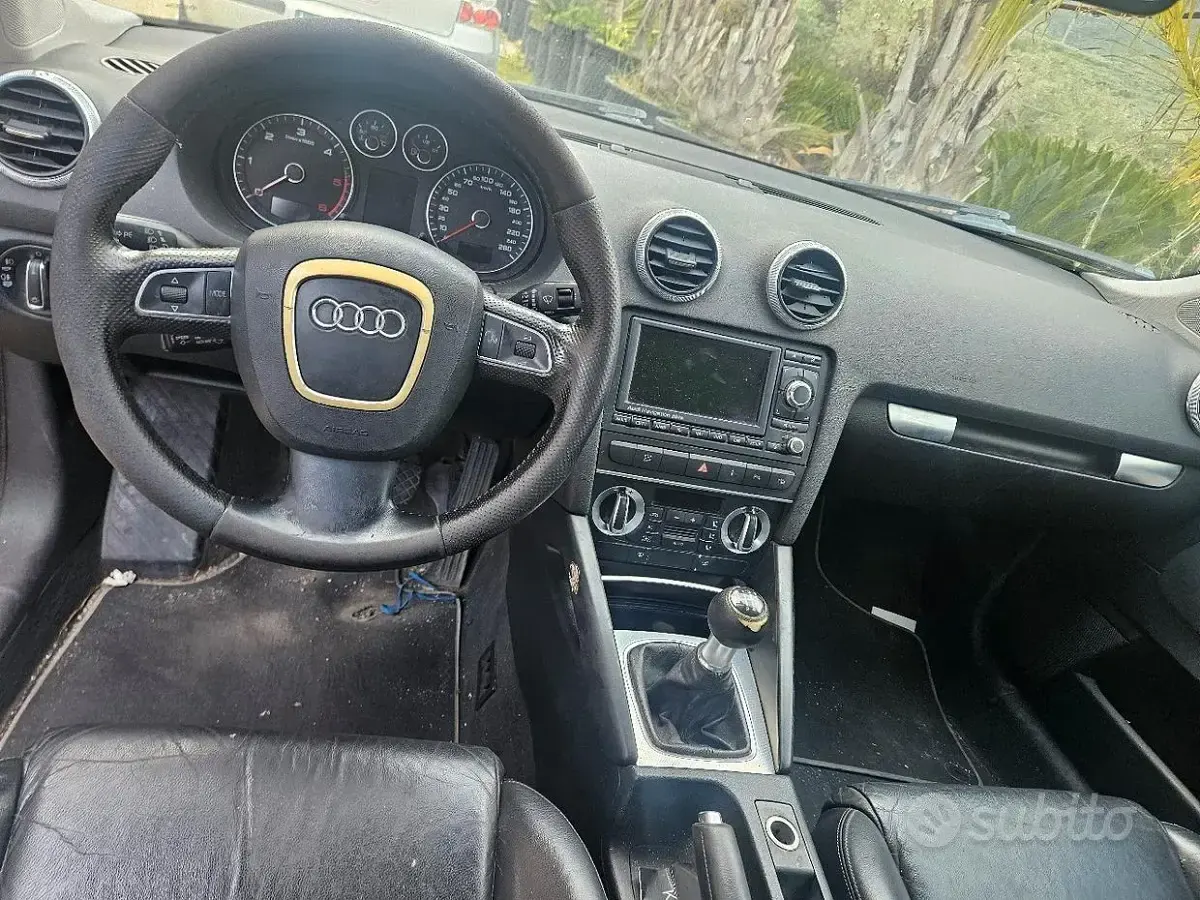 Usata Audi A3 140 CV (102 kW) 2008 Nero Utilitaria