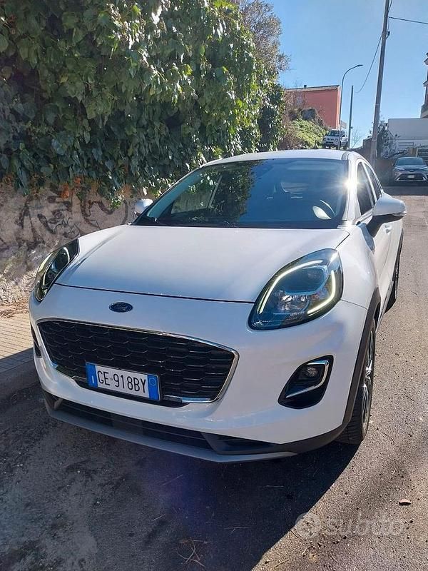 Usata Ford Puma Titanium 125 CV (91 kW) 2021 Bianco Berlina
