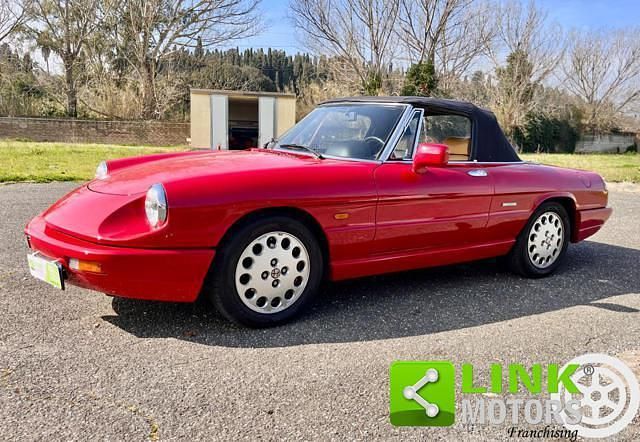 Usata Alfa Romeo Spider 1990 Rosso Cabrio