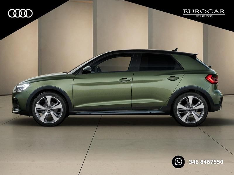 Nuova Audi A1 Design 116 CV (85 kW) 2025 Verde distretto metallizzato nero mito m Berlina