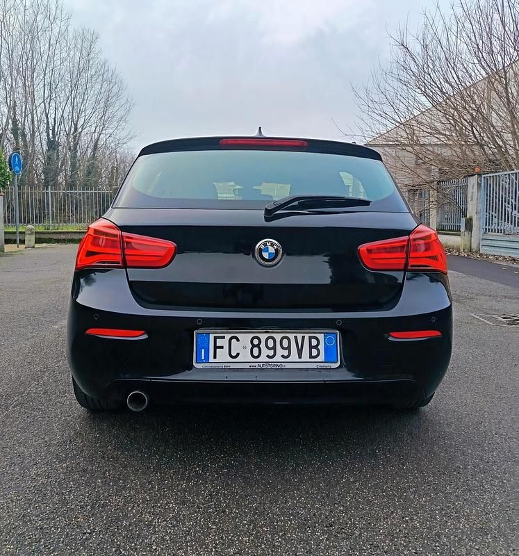 Usata BMW 114 Sport Line 95 CV (69 kW) 2016 Nero Utilitaria