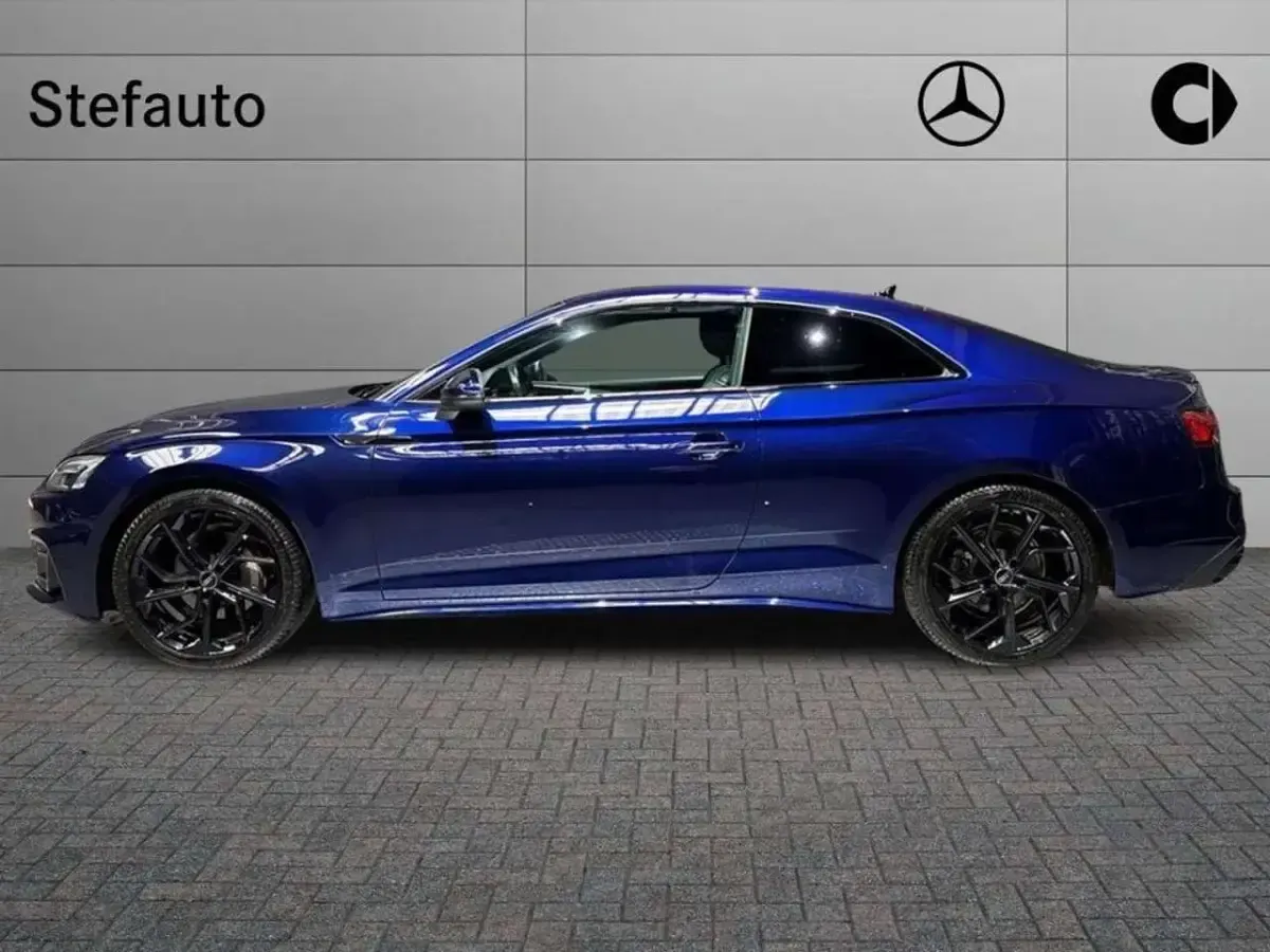 Usata Audi A5 S-Line 190 CV (139 kW) 2021 Blu Coupé