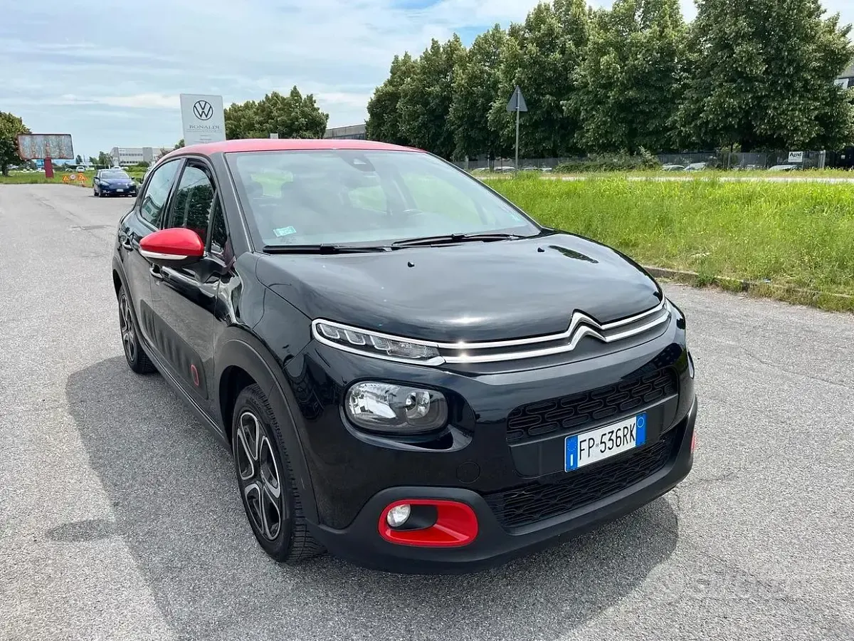 Usata Citroën C3 PureTech 82 CV (60 kW) 2018 Nero Utilitaria