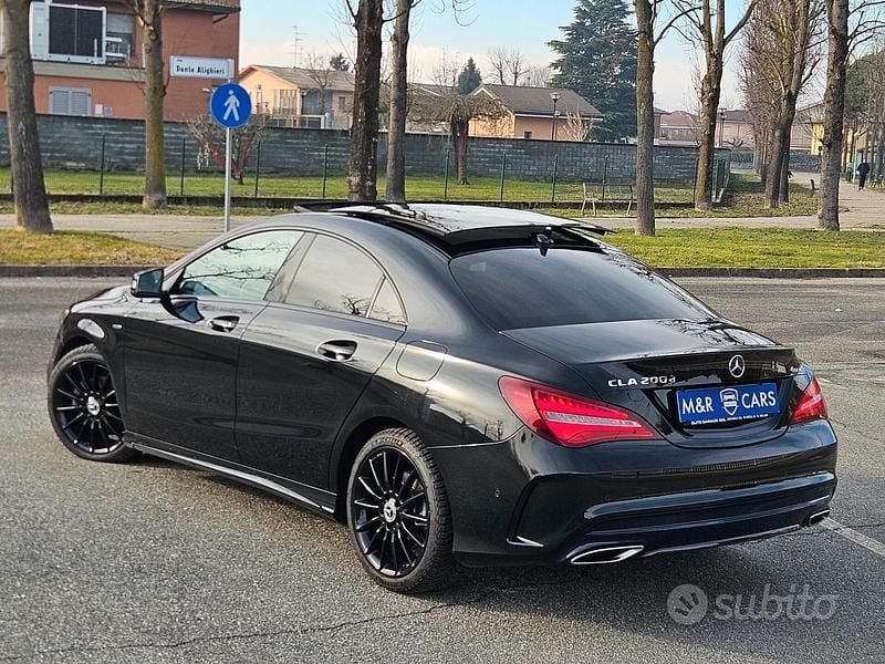 Usata Mercedes CLA200 AMG 136 CV (100 kW) 2019 Nero Berlina