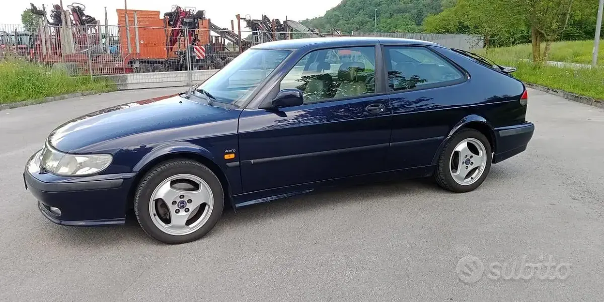 Usata Saab 9-3 Aero 205 CV (150 kW) 2000 Blu/azzurro Berlina