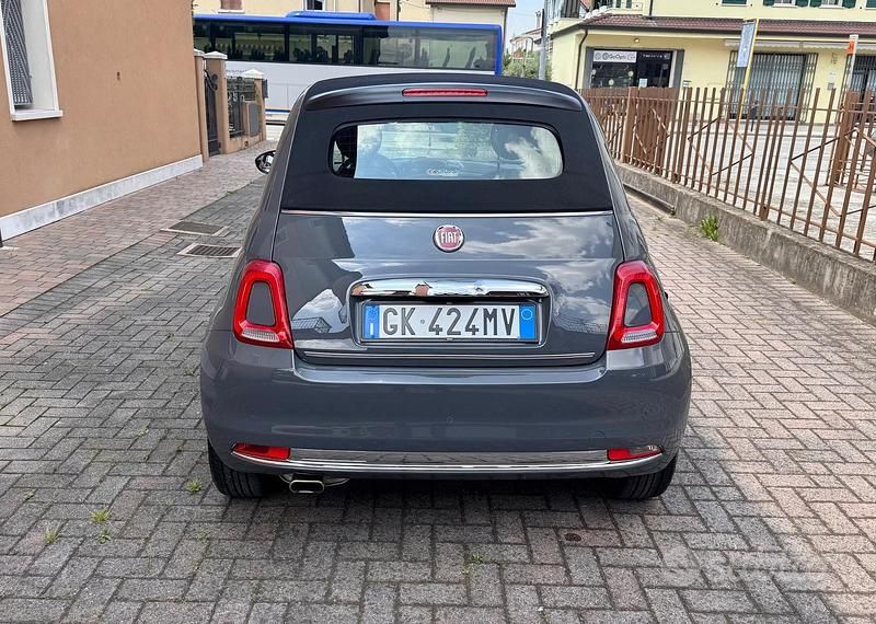 Usata Fiat 500 69 CV (50 kW) 2019 Grigio Cabrio