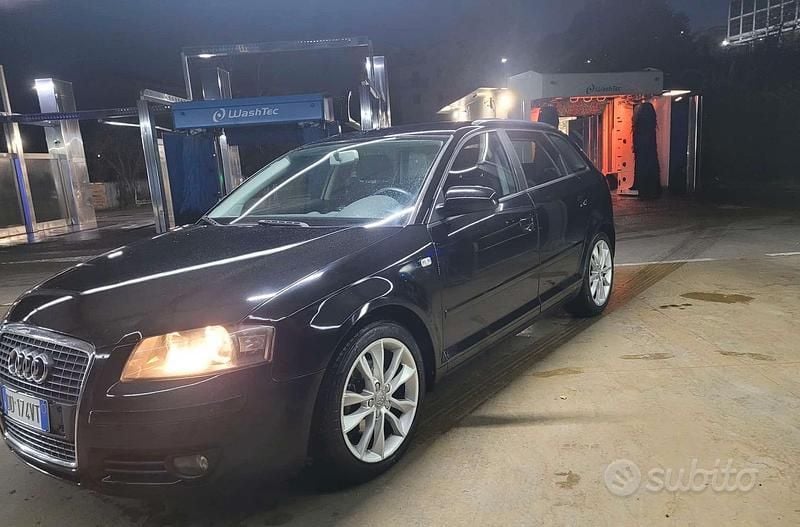 Usata Audi A3 140 CV (102 kW) 2006 Nero Utilitaria