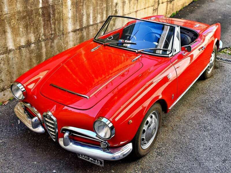 Usata Alfa Romeo Giulia Spider 91 CV (66 kW) 1962 Rosso a02 Cabrio