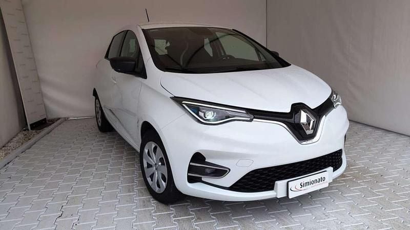 Usata Renault Zoe Life 80 kW (109 CV) 2021 Bianco Utilitaria