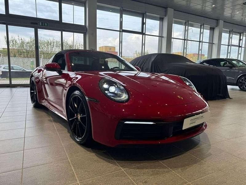Usata Porsche 911 Targa 4S 450 CV (330 kW) 2021 Rosso Cabrio