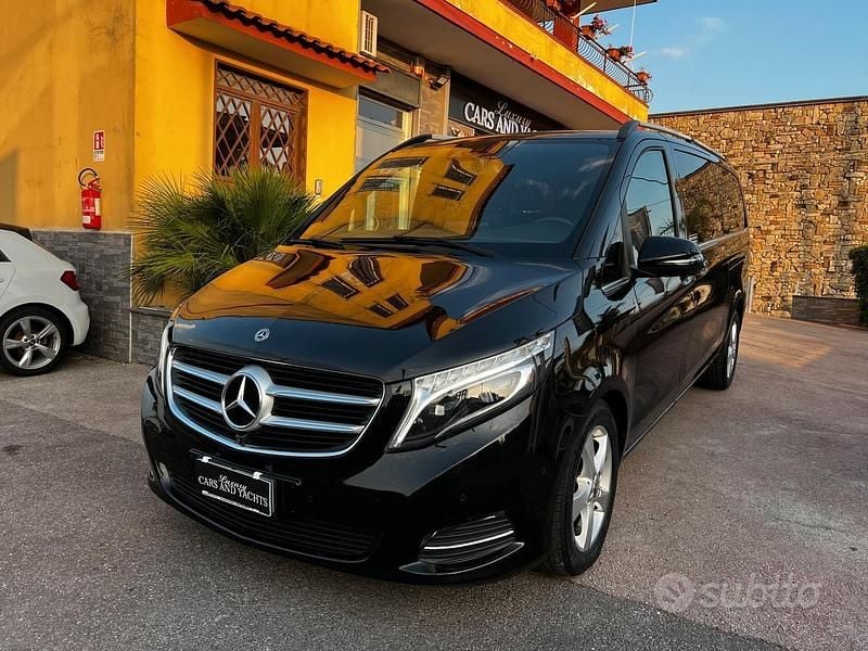 Usata Mercedes V250 Premium 190 CV (139 kW) 2018 Nero Monovolume