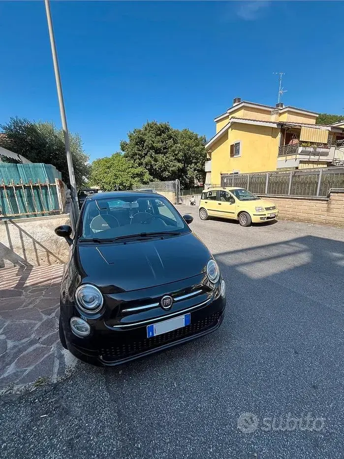 Usata Fiat 500 69 CV (50 kW) 2018 Nero Utilitaria