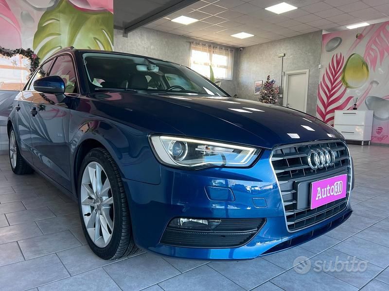 Usata Audi A3 Ambition 110 CV (80 kW) 2016 Blu/azzurro Berlina