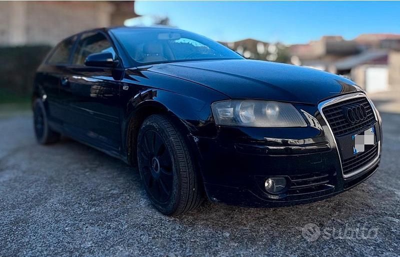 Usata Audi A3 105 CV (77 kW) 2007 Nero Utilitaria