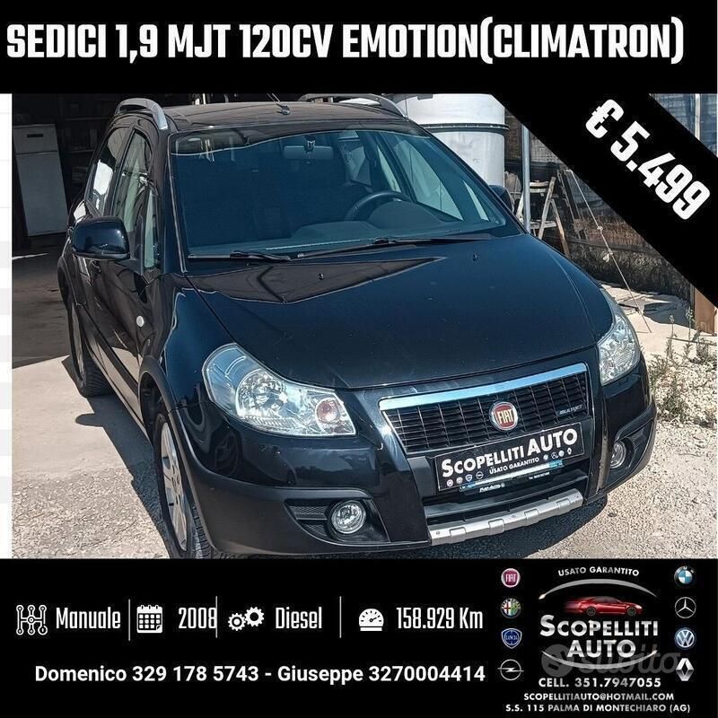 Nero Usata 2008 Fiat Sedici SUV | 3999 € (Buon prezzo) - Immagine 1/4