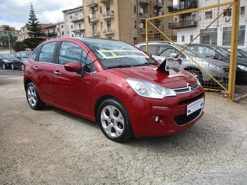 Usata Citroën C3 Exclusive 92 CV (67 kW) 2013 Rosso Berlina