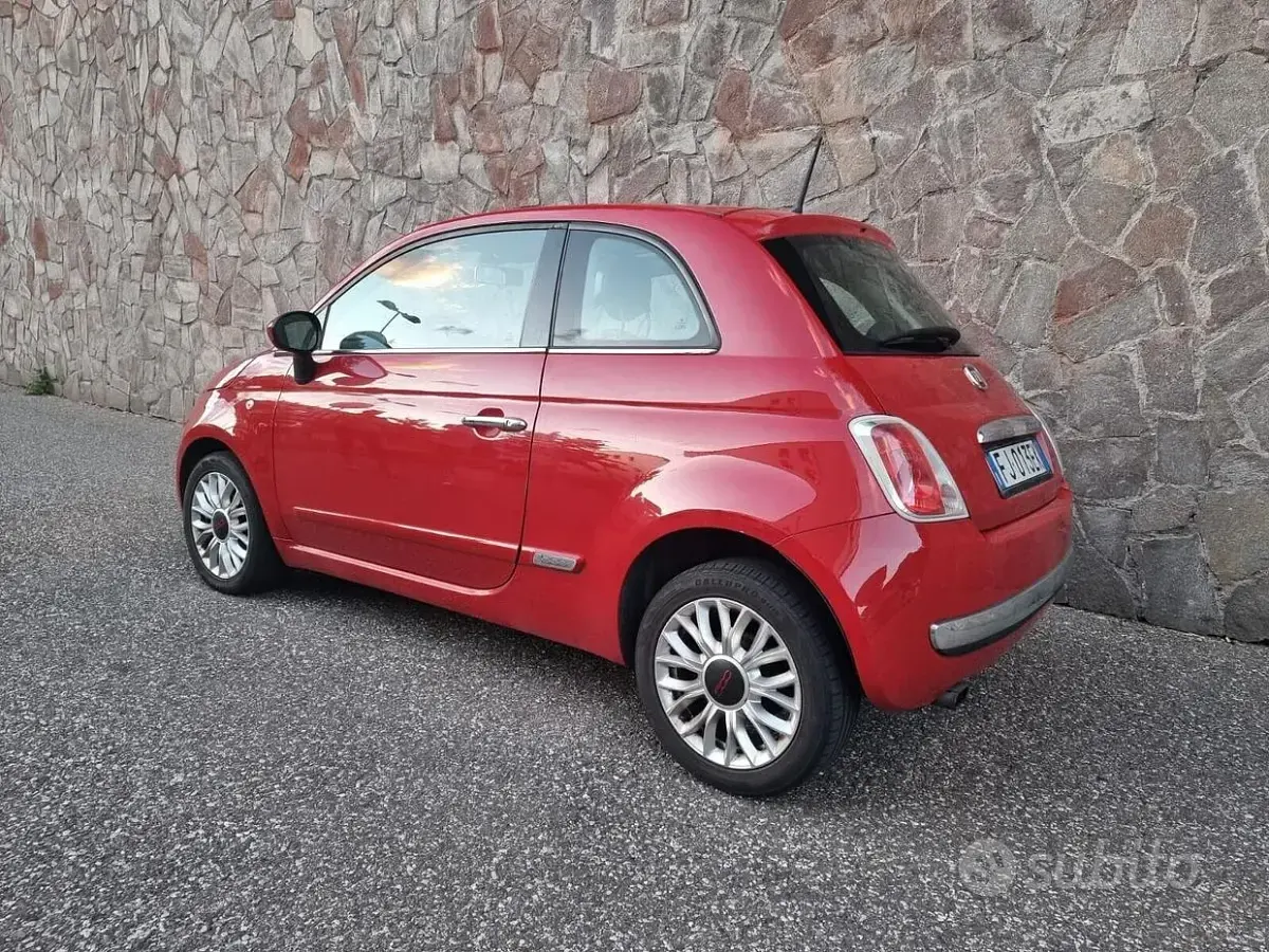Usata Fiat 500 Sport 69 CV (50 kW) 2015 Rosso Berlina