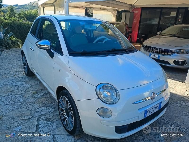 Usata Fiat 500 Pop 95 CV (69 kW) 2010 Bianco Berlina