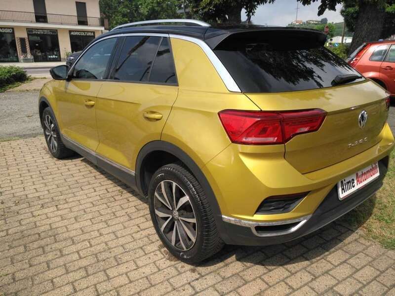 Usata VW T-Roc Style 150 CV (110 kW) 2019 Giallo metallizzato SUV