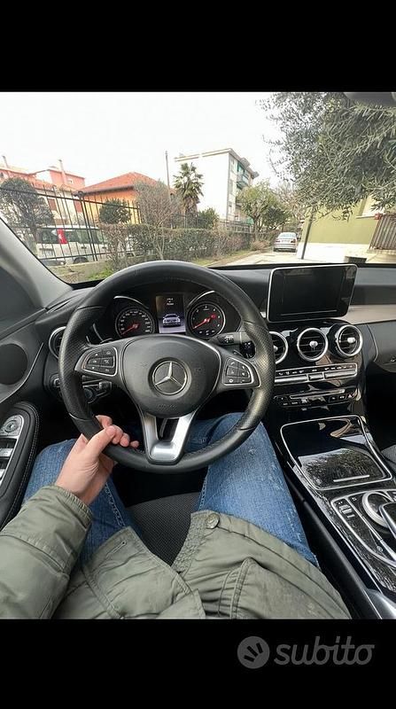 Usata Mercedes C200 2017 Nero Berlina