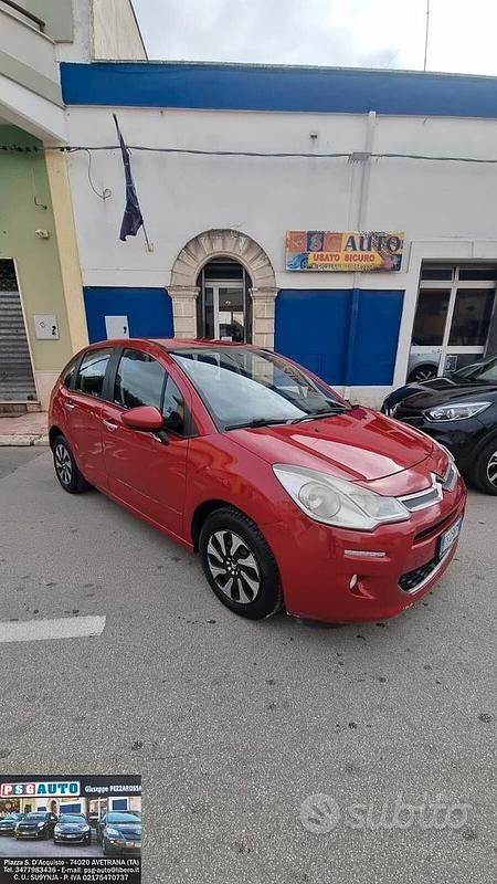 Rosso Usata 2013 Citroën C3 Tre volumi | 2950 € (Ottimo prezzo) - Immagine 1/4