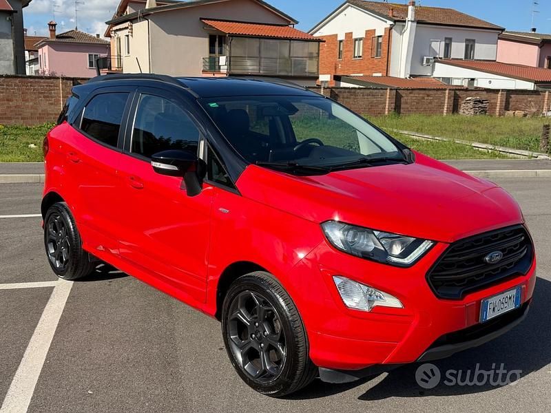 Usata Ford Ecosport ST-Line 100 CV (73 kW) 2019 Rosso SUV