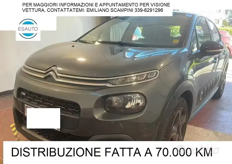 Usata Citroën C3 Shine 110 CV (80 kW) 2017 Grigio Berlina