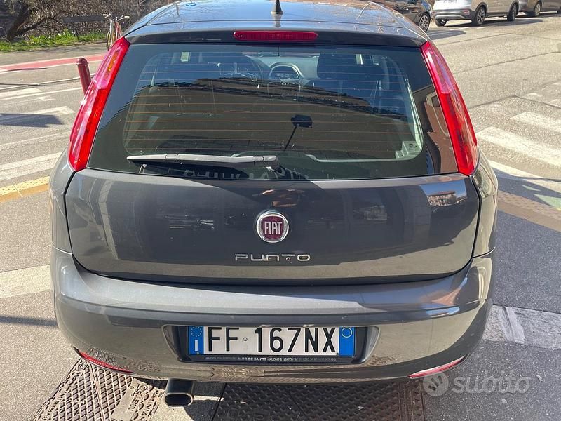 Usata Fiat Punto Lounge 95 CV (69 kW) 2016 Grigio Utilitaria