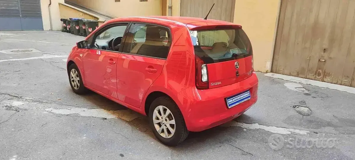 Usata Skoda Citigo Style 60 CV (44 kW) 2018 Rosso pastello Utilitaria