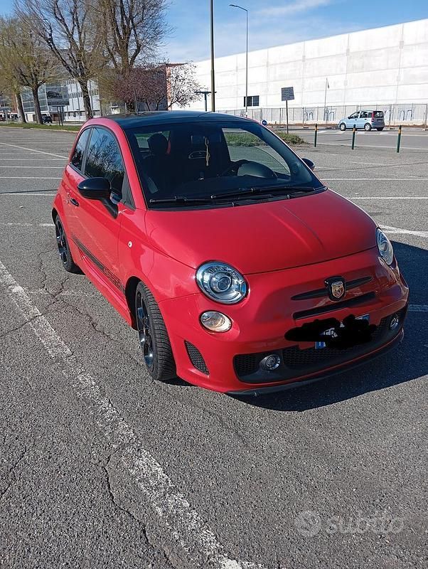 Usata Abarth 595 140 CV (102 kW) 2015 Rosso Berlina