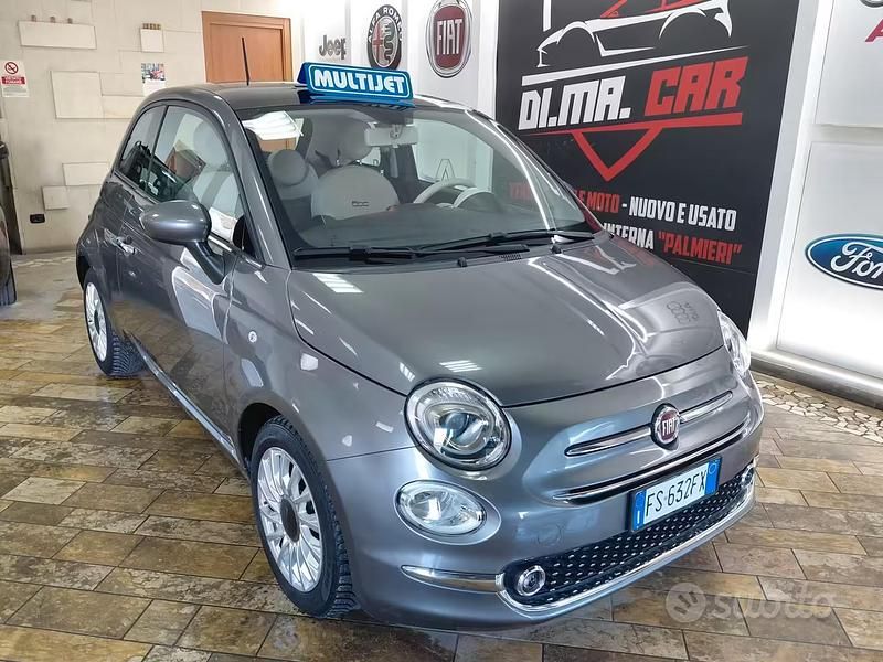 Usata Fiat 500 Lounge 95 CV (69 kW) 2018 Grigio Berlina