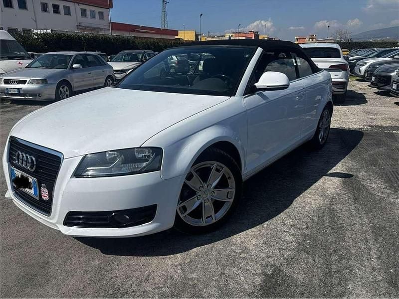 Usata Audi A3 Cabriolet Ambition 140 CV (102 kW) 2009 Bianco Cabrio