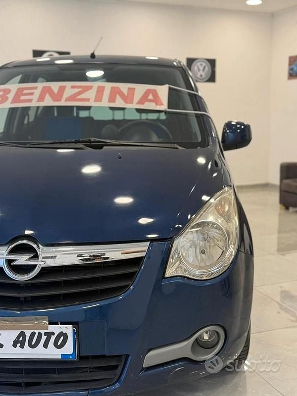 Usata Opel Agila Enjoy 86 CV (63 kW) 2009 Blu Utilitaria
