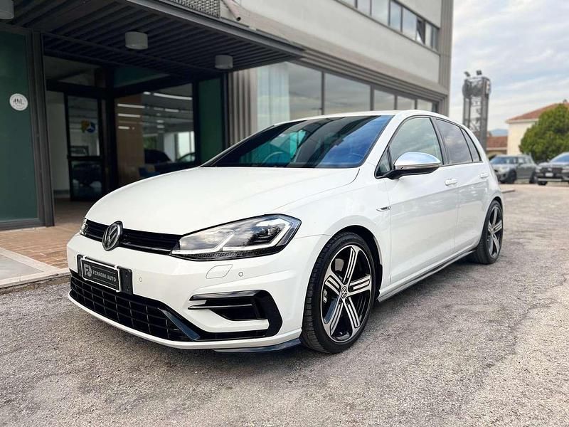 Usata VW Golf VII R 300 CV (220 kW) 2019 Bianco Berlina