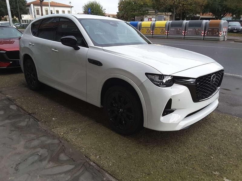 Nuova Mazda CX-60 Homura-Line 249 CV (183 kW) 2025 Rhodiem white pearl met SUV