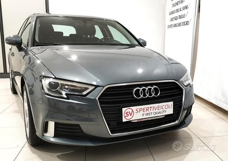 Usata Audi A3 Sport 116 CV (85 kW) 2018 Grigio Berlina