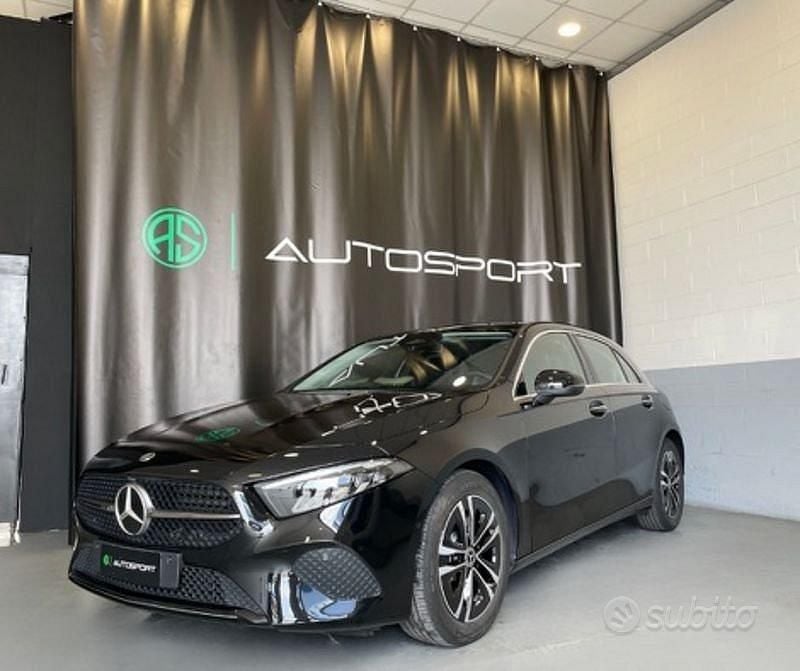 Usata Mercedes A180 Advanced Plus 136 CV (100 kW) 2023 Nero Berlina