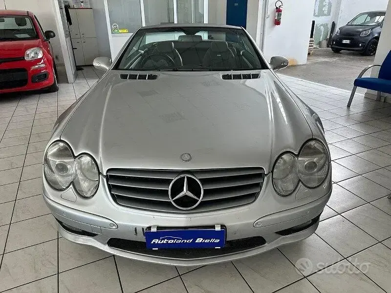 Usata Mercedes SL55 AMG AMG 476 CV (350 kW) 2002 Argento Cabrio