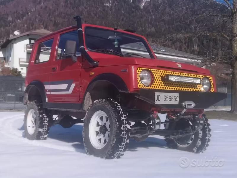 Usata Suzuki Samurai 64 CV (47 kW) 1991 Rosso SUV
