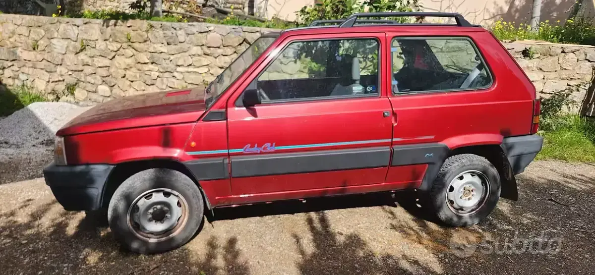 Usata Fiat Panda 4x4 Club 54 CV (39 kW) 1996 Rosso Utilitaria