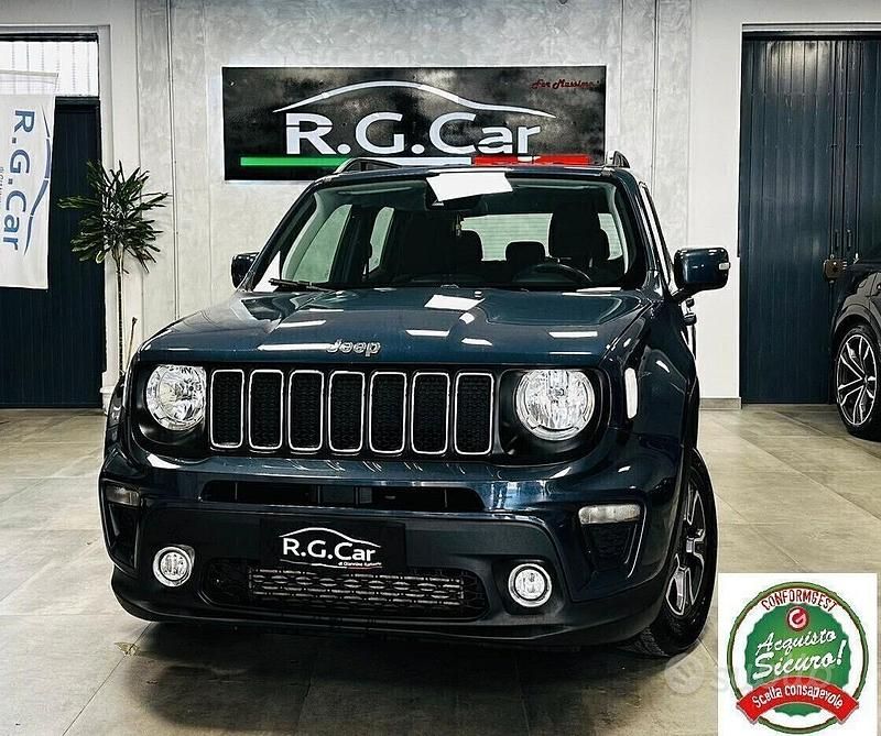 Usata Jeep Renegade Longitude 120 CV (88 kW) 2019 Blu/azzurro SUV