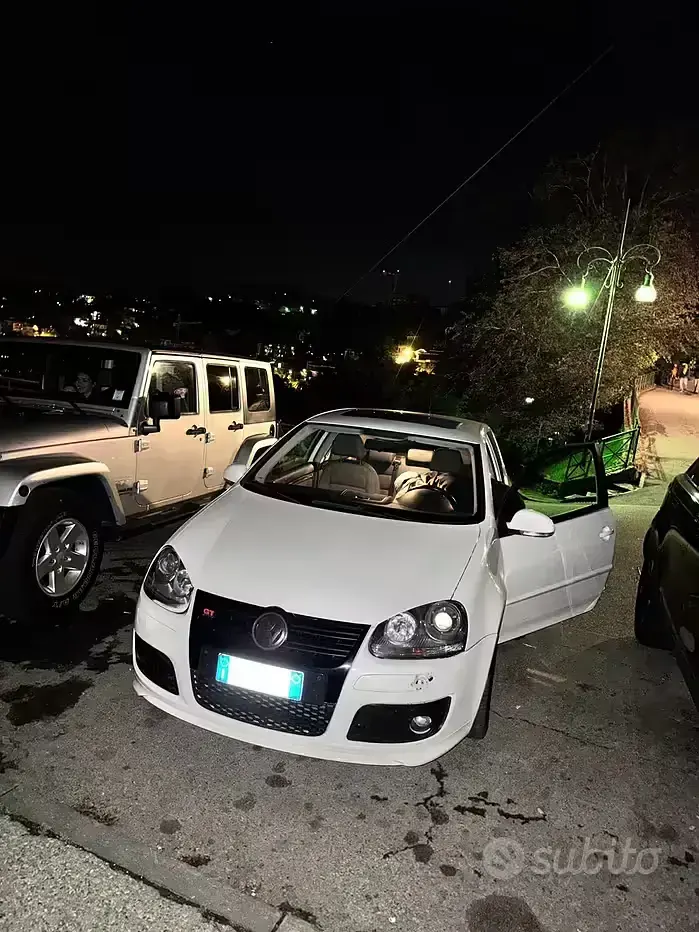 Usata VW Golf V GT 140 CV (102 kW) 2007 Bianco Berlina