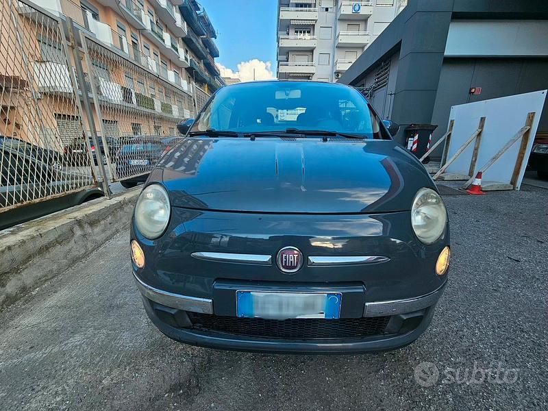 Usata Fiat 500 Lounge 69 CV (50 kW) 2009 Grigio Cabrio