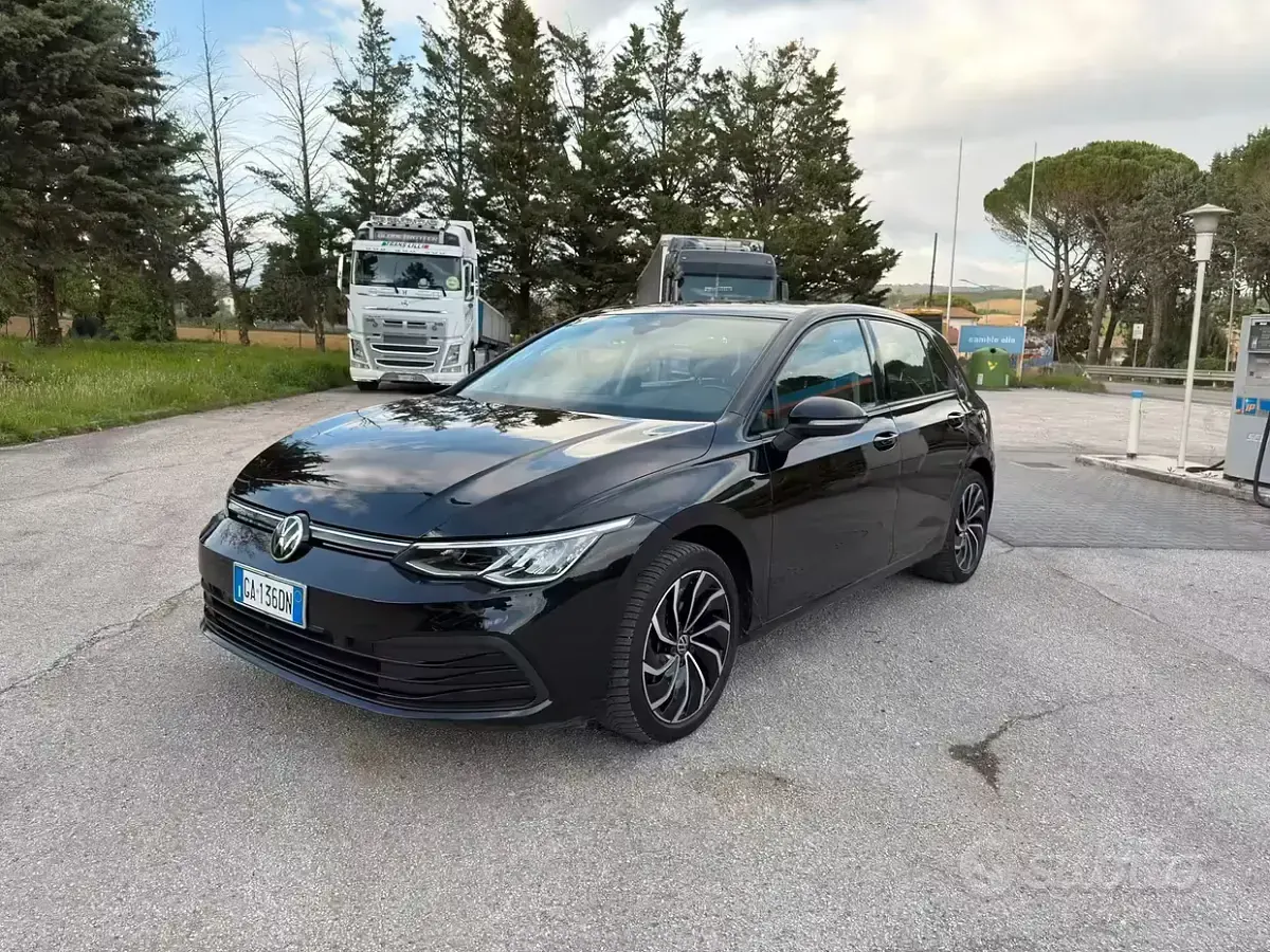 Usata VW Golf VII 150 CV (110 kW) 2020 Nero Berlina