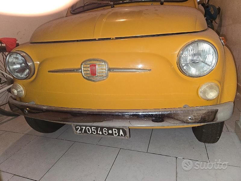 Usata Fiat Cinquecento 1960 Giallo Utilitaria
